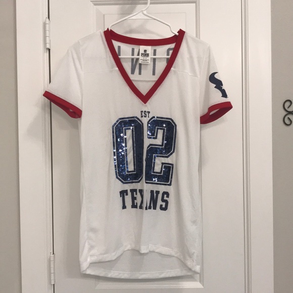 pink texans jersey